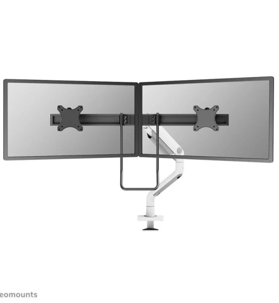Suport TV Brat dublu monitor Neomounts DS75S-950WH2 pentru display-uri cu diagonale 17 inch-32 inch, sistem de prindere VESA 75x75 100x100, greutate maxima suportata 8 - per ecrankg, full motion