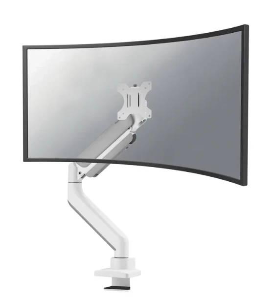 Suport TV Brat monitor pentru ecrane curbate Neomounts DS70PLUS-450WH1 pentru display-uri cu diagonale 17 inch-49 inch, sistem de prindere VESA 75x75 100x100, greutate maxima suportata 18kg
