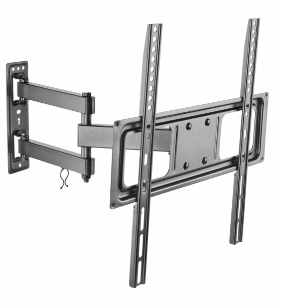 Suport de perete Akai cu inclinatie +10/-15, diagonala display 32 inch-55 inch, VESA min. 75x75, VESA max. 400x400, suporta pana la 35kg, distanta fata de perete max 427mm, negru