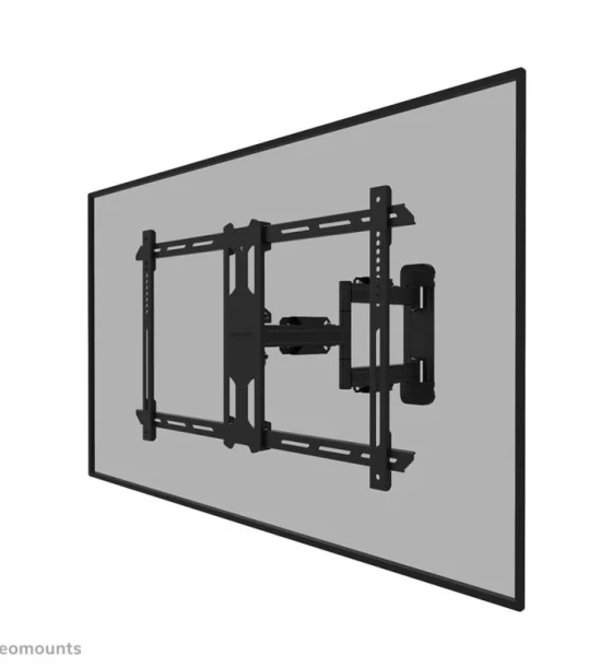 Suport perete Neomounts WL40S-850BL16 pentru display-uri cu diagonale 40 inch-70 inch, sistem de prindere VESA 200x100 600x400, greutate maxima suportata 45kg, full motion, tilt +12/-2