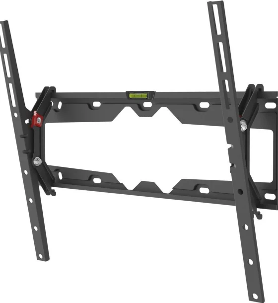 Suport TV de perete Barkan, pentru ecrane de pana la 13 inch - 65 inch, greutate maxima suportata 36kg, distanta fata de perete 80mm - 205mm, VESA max. 400x400 mm, negru