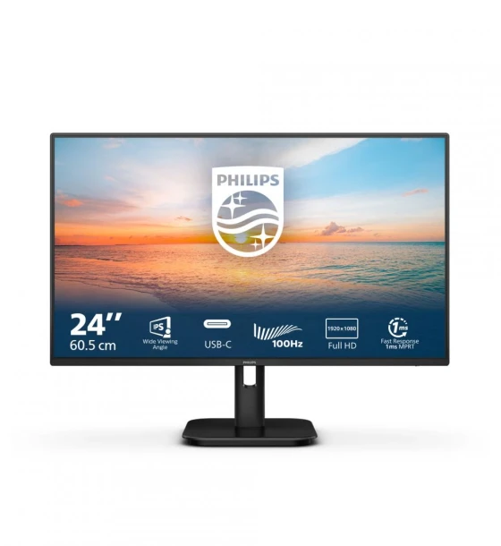 Monitor LED Philips 24E1N1300A, 23.8inch, 1920x1080, 4ms GTG, Black