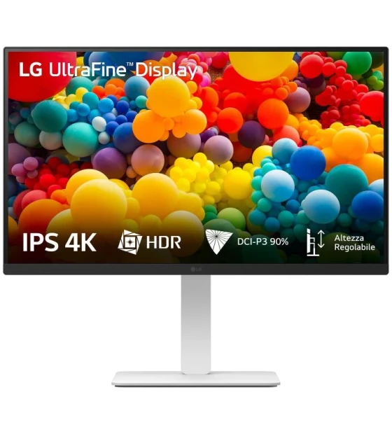 Monitor LG 27 inch 27US550-W.AEU, 16:9, IPS, 3840x2160, 60Hz, GtG 5ms, Luminozitate max 300 cdmp, Contrast static 1000:1