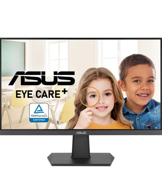 Monitor Asus 27 inch VA27EHF, 16:9, IPS, 1920x1080, 100Hz, MPRT 1ms, Luminozitate max 250 cdmp, Contrast static 1300:1, Colours 16.7M, VESA Wallmount 100x100, Tilt