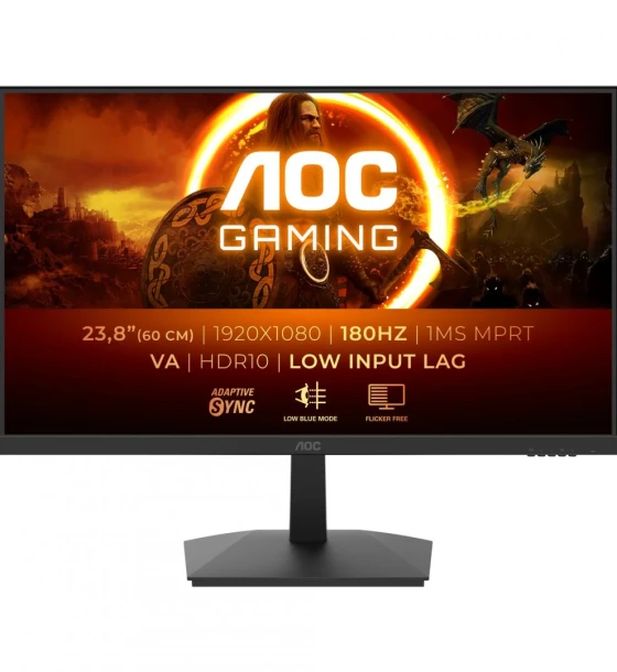 Monitor LED AOC 24G15N2, 23.8inch, 1920x1080, 4ms GTG, Black