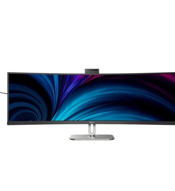 Monitor Philips 48.8 inch 49B2U5900CH, Curvature 1800R, 32:9, VA, 5120x1440, 75Hz, GtG 4ms, Luminozitate max 450 cdmp, Contrast static 3000:1, Contrast dynamic 80M 1, Viewing angle