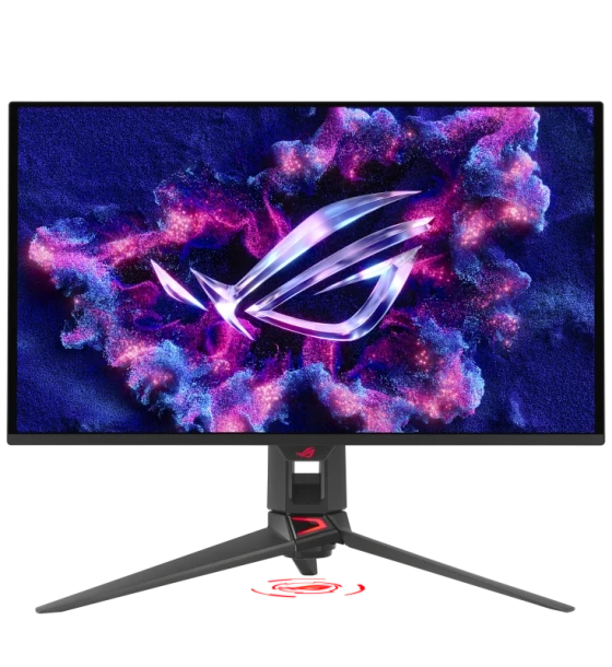 Monitor Asus 26.5 inch PG27UCDM, 16:9, QD-OLED, 3840x2160, 240Hz, GtG 0.03, Luminozitate max 450 cdmp, Contrast static 1.5M 1