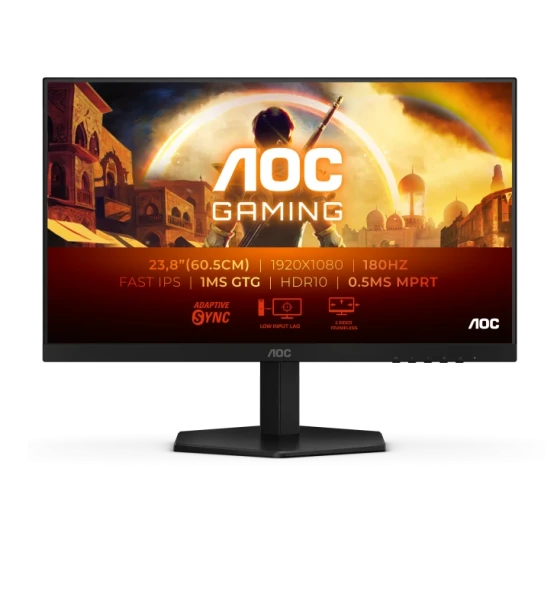 Monitor LED AOC 24G42E, 23.8 inch, 2560x1440 pixeli, 0.5 ms GTG, Black