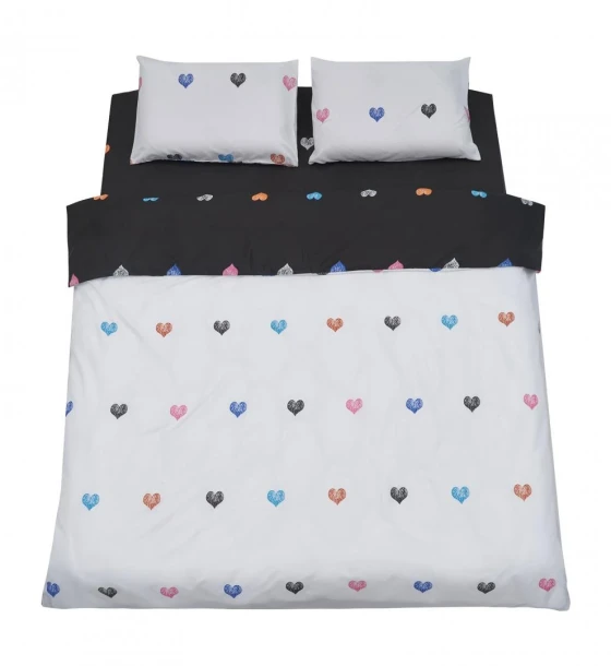 Lenjerie de pat ks microfibra hearts