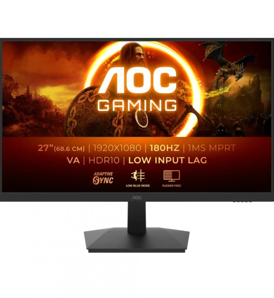 Monitor LED AOC 27G15N2, 27inch, 1920x1080, 1ms GTG, Black