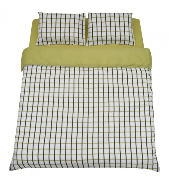 Lenjerie de pat ks microfibra checker