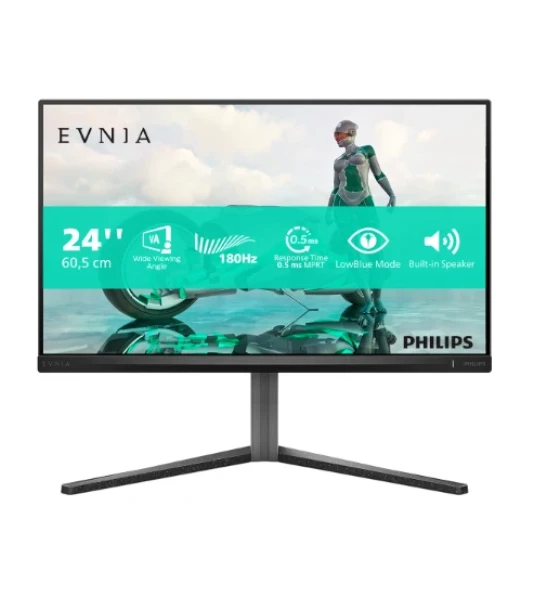 Monitor Philips 23.8 inch 24M2N3200A, 16:9, IPS, 1920x1080, 180Hz, GtG 1ms, Luminozitate max 300 cdmp, Contrast static 1000:1, Contrast dynamic 80M 1, Color