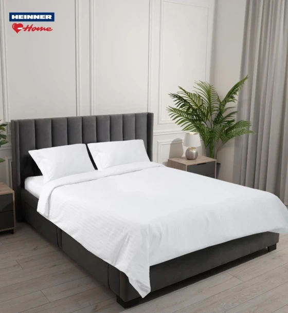 Lenjerie de pat hotel, king size, damasc