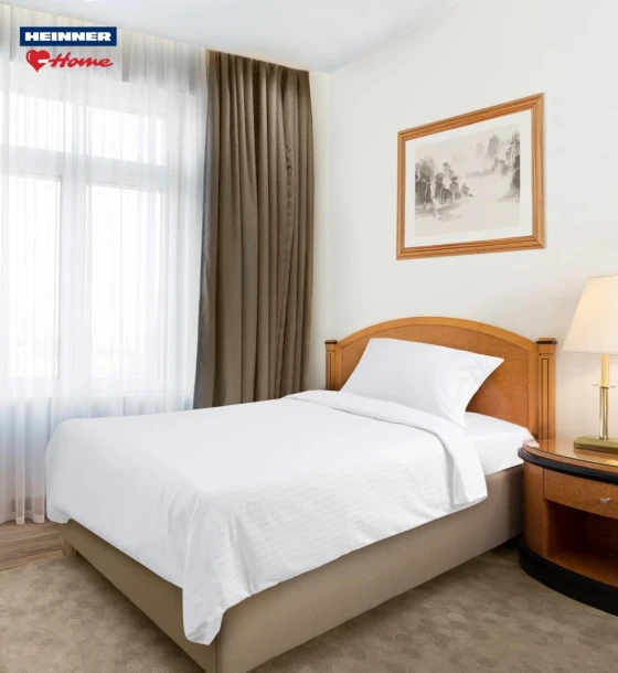 Lenjerie de pat hotel, single, damasc