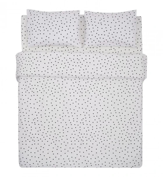Lenjerie pat heinner king size, 100% BBC, 144 tc, dot