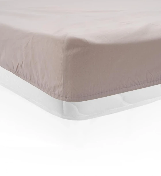 Cearsaf de pat Cearceaf pat cu elastic 140X200 cm crem