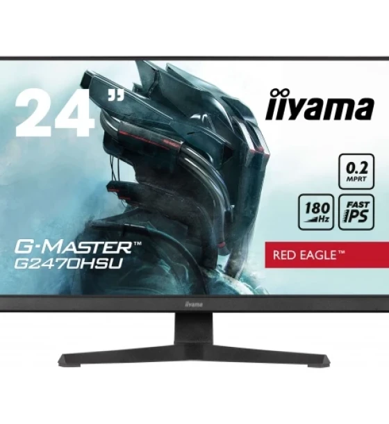 Monitor LED Iiyama G-MASTER Red Eagle G2470HSU-B6, 23.8inch, 1920x1080, 0.2ms, Black