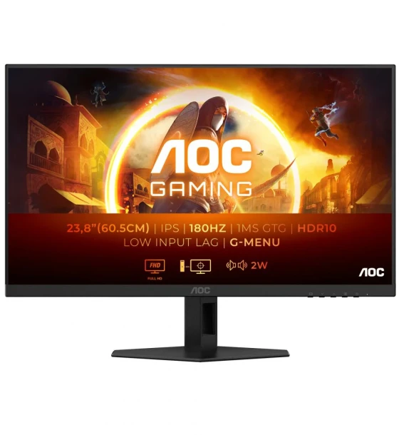 Monitor LED AOC 24G4XE, 23.8inch, 1920x1080, 1ms GTG, Black