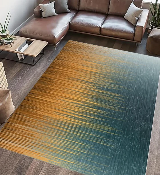 Covor printat, FUSION 200x300 cm, lavabil cu spate antialunecare, inaltime fir 3mm