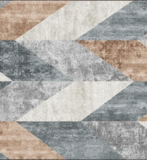 Covor printat, DEVON 200x300 cm, lavabil cu spate antialunecare, inaltime fir 3mm