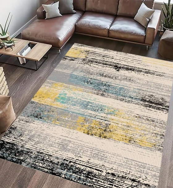 Covor printat, MILI 200x300 cm, lavabil cu spate antialunecare, inaltime fir 3mm