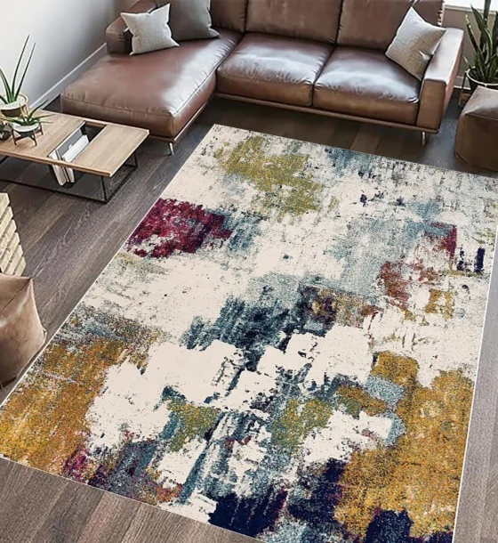 Covor printat, MIRO 200x300 cm, lavabil cu spate antialunecare, inaltime fir 3mm
