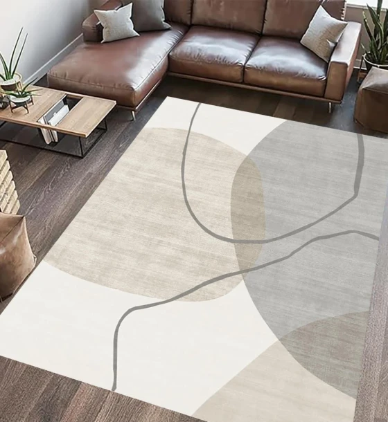 Covor printat, CONOR 200x300 cm, lavabil cu spate antialunecare, inaltime fir 3mm