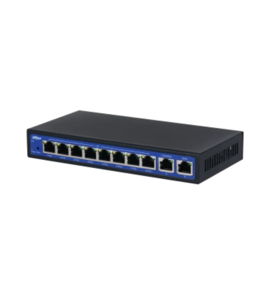 DAHUA WIRELESS ACCESS CONTROLLER DH-EAC10-P, Sursa POE 64W, Interfata 10 x 10 Mbps, WAN 1 x 1000 Mbps, IP20, Standarde retea 802.11n 802.11b 802.11ax 802.11a 802.11g 802.11ac