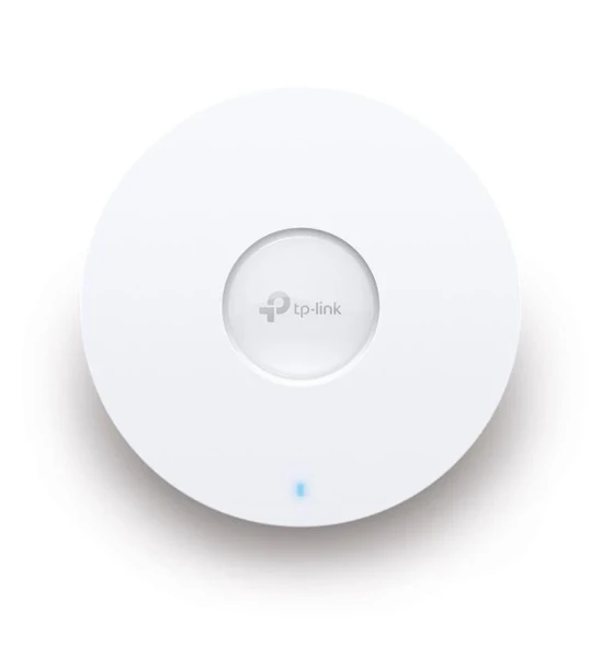 Access point AX3000 Ceiling Mount Dual-Band Wi-Fi 6 Access Point PORT 1x Gigabit RJ45 Port SPEED 574Mbps at 2.4 GHz + 2402 Mbps at 5 GHz FEATURE 802.3at POE and 12V DC, 2xInternal Antennas