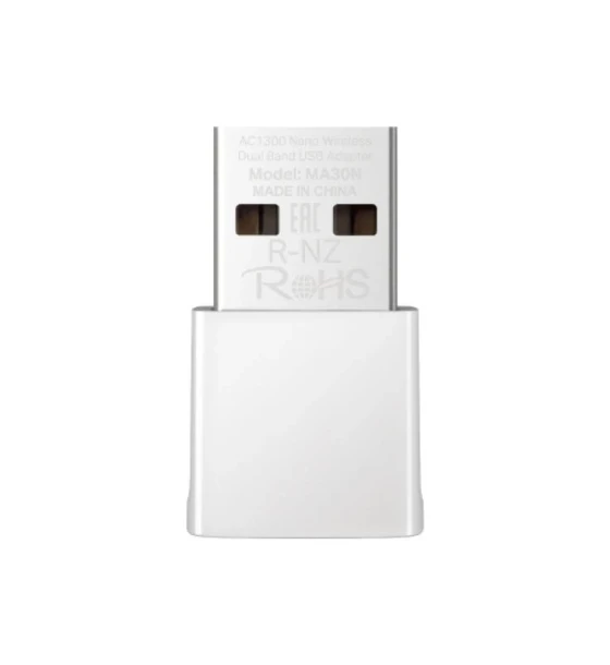 Access point Adaptor Mercusys AC1300 Nano Wireless Dual Band USB, viteza 400 Mbps at 2.4 GHz + 867 Mbps la 5 GHz, Internal Antennas, USB 2.0