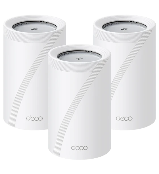 Router wireless BE11000 Whole Home Mesh Wi-Fi 7 System Tri-Band SPEED 688 Mbps at 2.4 GHz + 4324 Mbps at 5 GHz + 5765 Mbps at 6 GHz SPEC Internal Antennas