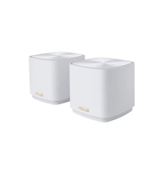 Router wireless Asus dual-band large home Mesh ZENwifi system, XD4 PLUS 2 pack white, AX1800, 1201 Mbps+ 574 Mbps, 128 MB Flash, 256 MB RAM IEEE 802.11a, IEEE 802.11b, IEEE 802.11g, WiFi 4 802.11n