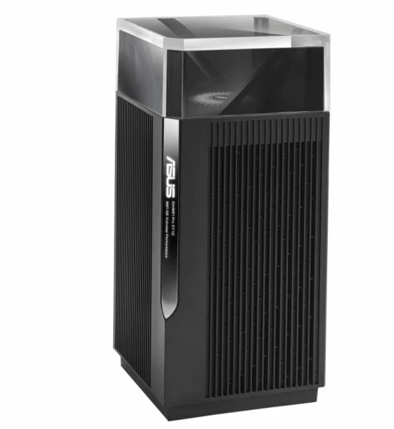 Router wireless Asus Tri band home Mesh ZENwifi PRO system, ET12 1-PK pack, AXE11000 1148+4804+4804Mbps, 10 X antene interne, Tri-Band 2.4GHz 4x4, 5GHz 4x4, 6GHz 4x4, Procesor 2.0 GHz quad-core 64bits