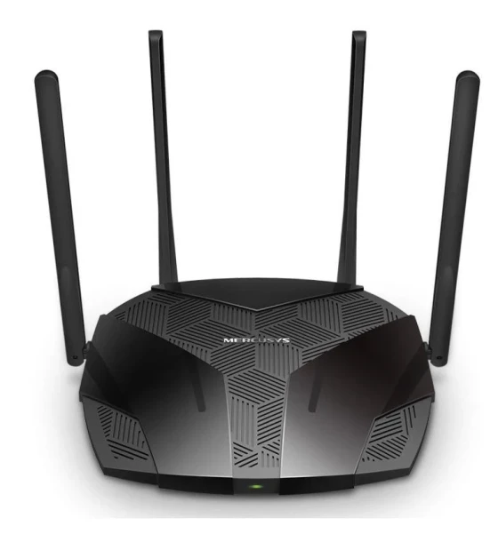 Mercusys Router, AX3000, MU-MIMO, Dual-Band, WPA3, Standarde wireless Wi-Fi 802.11ax/ac/a/b/g/n, Rata semnal 2402 Mbps 5 GHz + 574 Mbps 2.4 GHz, Securitate Wireless WEP, WPA/WPA2-Personal