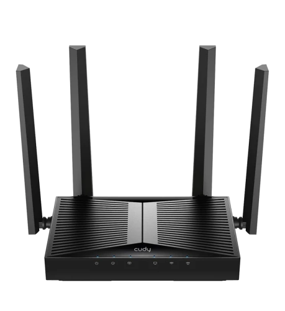 CUDY Router BE3600 Gigabit Dual Band Wi-Fi 7, Chipset Broadcom, standard 802.11be/ax/ac/a/b/g/n, 2882Mbps la 5GHz + 688Mbps la 2.4GHz, 5 x porturi 10/100/1000Mbps, 4 x 5dBi antene fixe