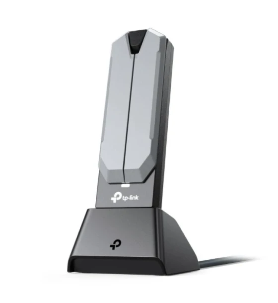 Router wireless BE6500 High Gain Tri-Band Wi-Fi 7 USB Adapter SPEED 2882 Mbps at 6 GHz + 2882 Mbps at 5 GHz + 688 Mbps at 2.4 GHz SPEC 2x High Gain External Antennas, USB 3.0