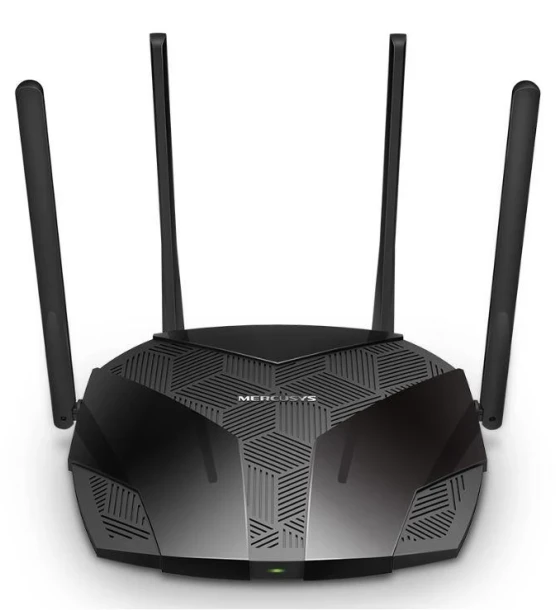 Mercusys MR60X Dual-Band WiFi 6 Router AX15000, Standarde wireless Wi-Fi 802.11ax/ac/a/b/g/n, Viteza wireless 1201 Mbps 5 GHz + 300 Mbps 2.4 GHz