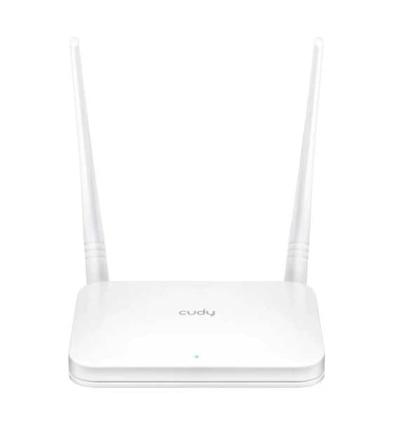 CUDY N300 Wi-Fi Router, Chipset MediaTek, 802.11b/g/n, 300Mbps at 2.4GHz, 4 x 10/100Mbps Ports, 2 x 5dBi fixed antennas, WiFi router/AP/ Repeater/WISP Mode, Guest network, WPS, DDNS