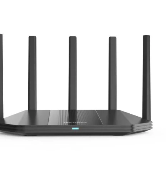 Router wireless Hikvision DS-3WR30X 3000M, 5 antene 5-dBi, dual-band, wireless standard IEEE 802.11a/n/ac/ax 5GHz IEEE 802.11b/g/n/ax 2.4GHz