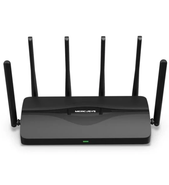 Router Mercusys Wi-Fi 7 Tri-Band BE9300, MR47BE, Standarde wireless Wi- Fi 802.11be/ax/ac/a/b/g/n, Viteza wireless BE9300 6 GHz 5760 Mbps 802.11be, 5 GHz 2880 Mbps 802.11be