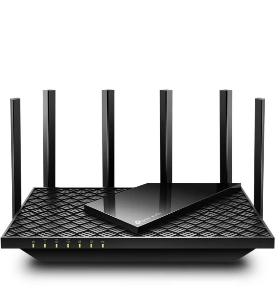 TP-LINK AXE5400 Tri-Band Gigabit WI-FI6 Router, Archer AXE75, Standarde wireless IEEE 802.11ax 6 GHz, IEEE 802.11ax/ac/n/a 5 GHz, IEEE 802.11ax/n/b/g 2.4 GHz, 6 x antene fixe