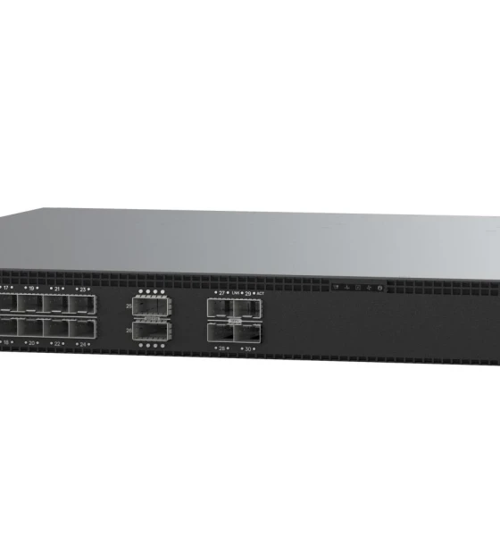 Switch retea Dell emc switch S4128T-on, 1U, 28 x 10Gbase-t, 2 x QSFP28, io to PSU, 2 PSU