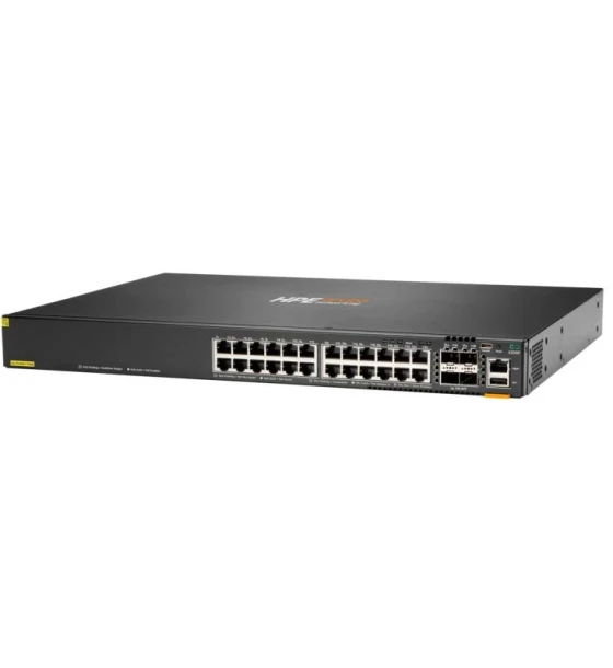 Switch retea HPE Aruba Networking CX 6200F 24G Class4 PoE 4SFP+ 370W