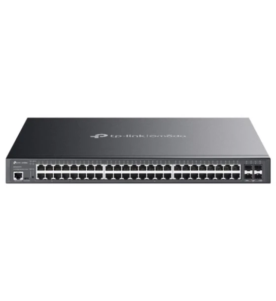 Switch retea Omada 48-Port Gigabit and 4-Port 10GE SFP+ L2+ Managed Switch with 40- Port PoE+ 8-Port PoE++ PORT 40x Gigabit PoE+ Ports, 8xGigabit PoE++ Ports max 90W/port, 4x 10G SFP+ Slots