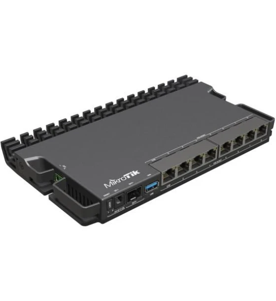 Switch retea MIKTOTIK Router de retea 8 Porturi, 7 Porturi Gigabit, 1 x 2.5GB, Procesor 1.4GHz, 88F7040 4 core, Memorie 1GB, Stocare 1GB NAND, PoE In 802.3af/at, Dimesiuni 220x125x22mm, Consum max 15W