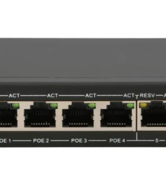 Switch retea Extralink EUROS V2 PoE Switch 4x 100Mb s PoE+ 2x RJ45 Uplink 100Mb s 60W