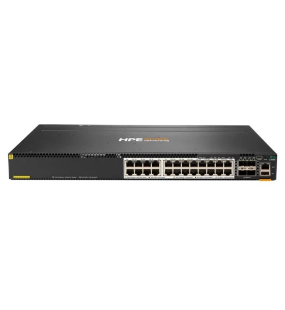 Switch retea HPE Aruba Networking CX 6300M 24-port HPE Smart Rate 1/2.5/5GbE Class 6 PoE and 4-port SFP56