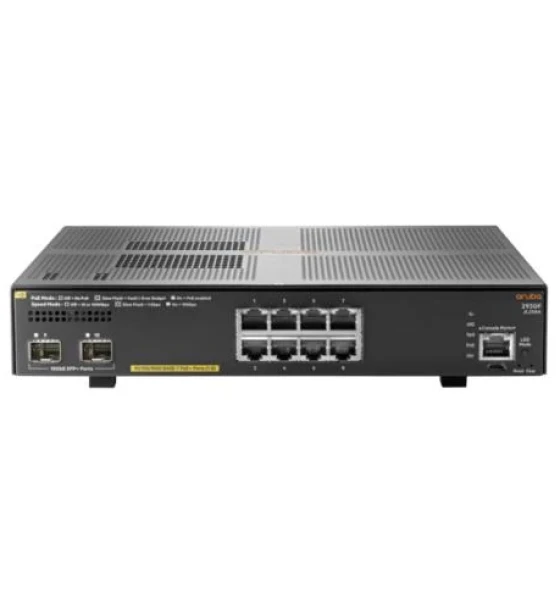 Switch retea HPE Aruba Networking 2930F 8G PoE+ 2SFP+