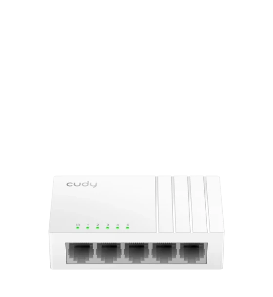 Switch retea CUDY 5-Port Gigabit Desktop Switch, 5 10 100 1000M RJ45 Ports, IGMP Snooping