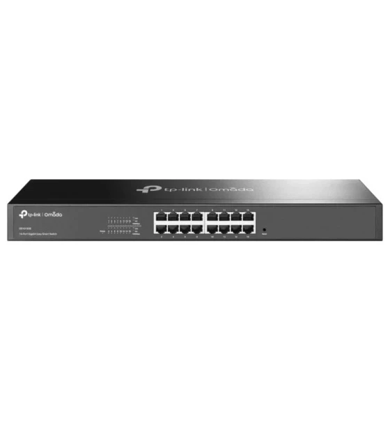 Omada 16-Port Gigabit Easy Smart Switch PORT 16x Gigabit RJ45 Ports SPEC 1U 19-inch Rack-mountable Steel Case FEATURE MTU/Port/Tag-based VLAN, QoS, IGMP Snooping, Web/Utility Management